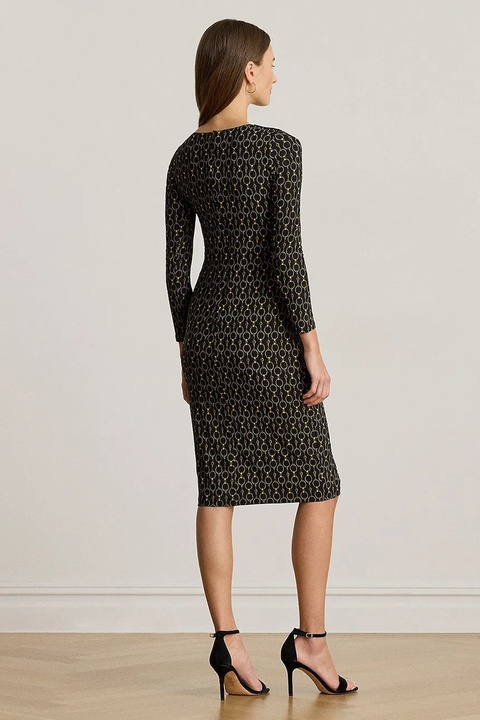 Lauren Ralph Lauren sukienka kolor czarny mini dopasowana 200980037 - zdjęcie produktu nr 2