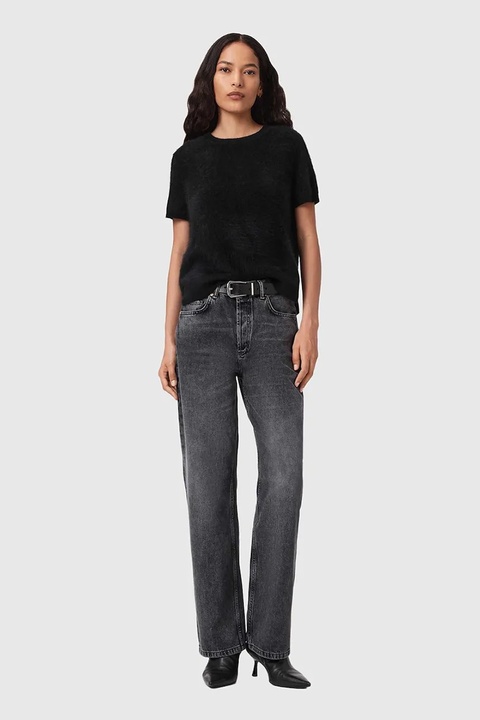 AllSaints jeansy BROOKLYN damskie high waist W014ED - zdjęcie produktu nr 1