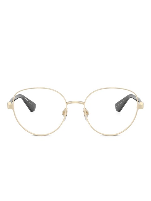 Burberry Eyewear round-frame glasses - Gold - zdjęcie produktu nr 1