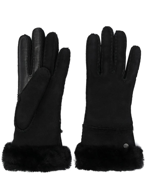 UGG logo plaque gloves - Black - zdjęcie produktu nr 2
