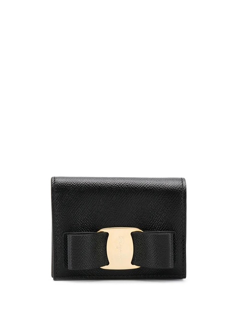 Ferragamo Vara Bow cardholder wallet - Black - zdjęcie produktu nr 1