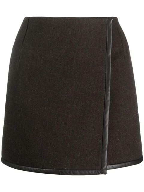Golden Goose high-waisted virgin-wool skirt - Brown - zdjęcie produktu nr 1