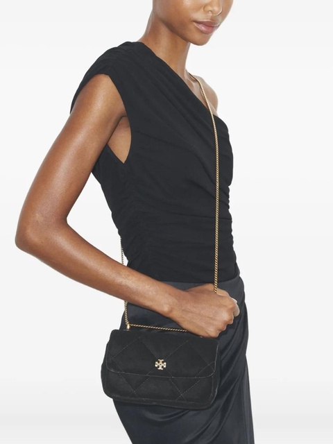 Tory Burch mini Kira velvet cross body bag - Black - zdjęcie produktu nr 2