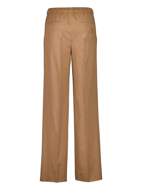 Miu Miu elastic-waist woven trousers - Brown - zdjęcie produktu nr 1