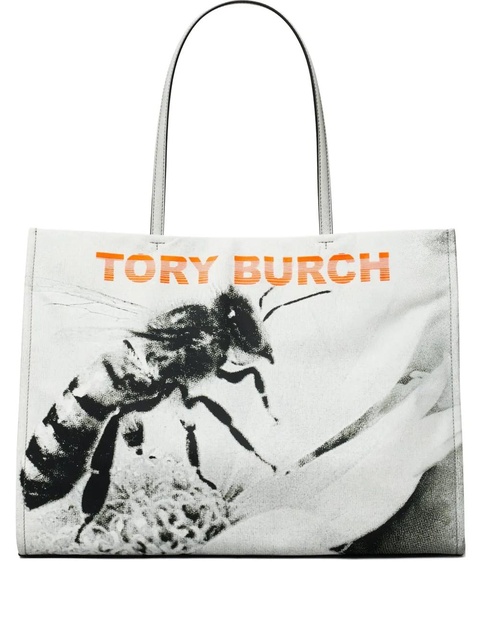 Tory Burch Ella bee motif tote bag - White - zdjęcie produktu nr 1