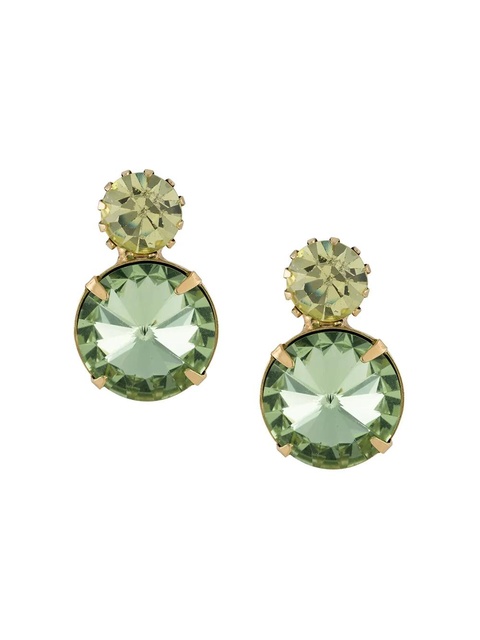 Jennifer Behr Myrla crystal earrings - Green - zdjęcie produktu nr 1