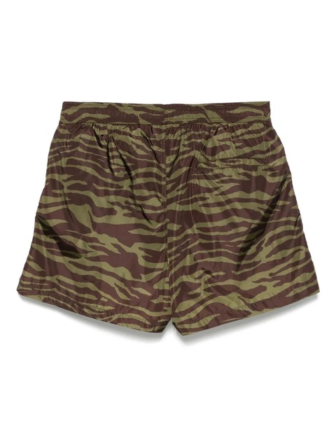 The Attico zebra-print swim shorts - Green - zdjęcie produktu nr 2