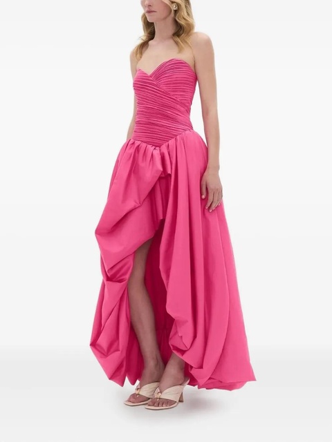 Aje Estelle ruched asymmetric maxi dress - Pink - zdjęcie produktu nr 2