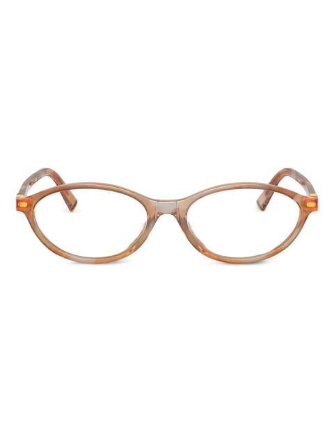 Miu Miu Eyewear oval-frame glasses - 13U1O1 - zdjęcie produktu nr 1