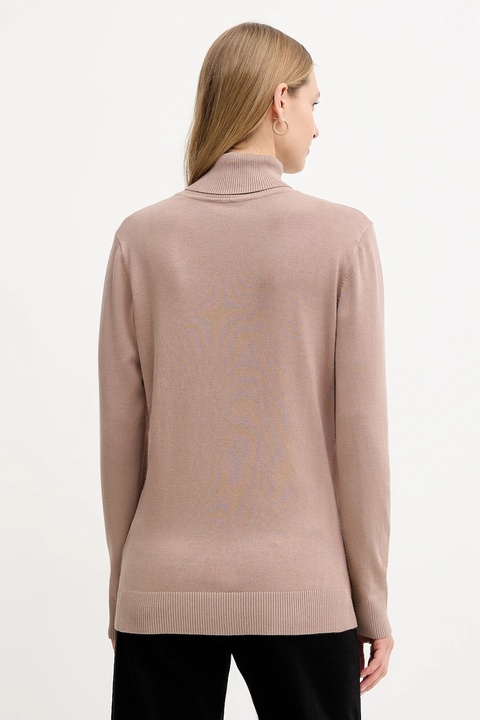 Guess sweter MELANIE damski kolor beżowy lekki z golfem W5BR39 Z2NQ2 - zdjęcie produktu nr 2