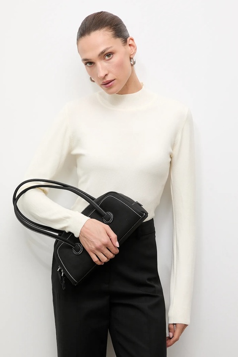 Answear.LAB sweter z kaszmirem kolor beżowy lekki - zdjęcie produktu nr 1