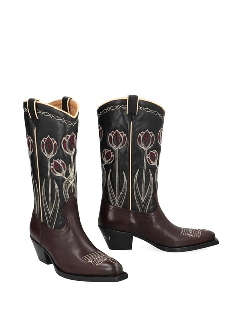 Gucci 45mm embroidered cowboy boots - Black - zdjęcie produktu nr 1