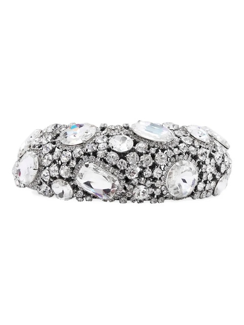 AREA crystal cluster choker necklace - Silver - zdjęcie produktu nr 2