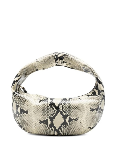 KHAITE Medium Olivia snake-print tote bag - Black - zdjęcie produktu nr 2