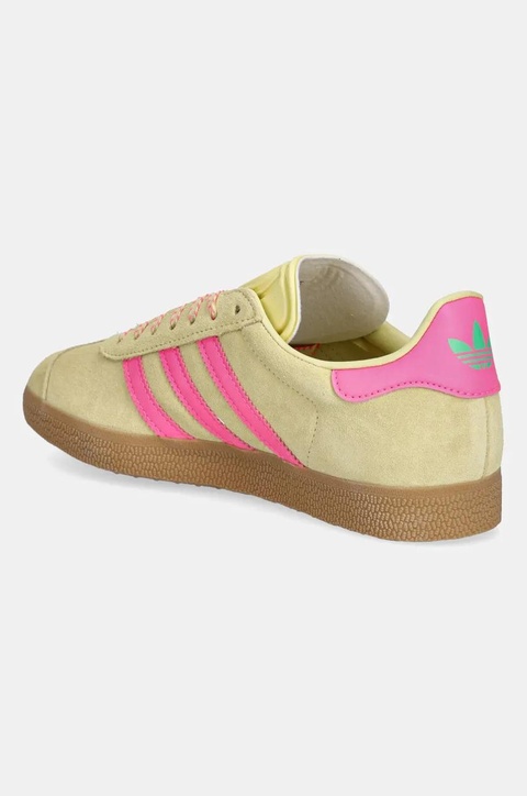adidas Originals sneakersy zamszowe Gazelle damskie kolor żółty JH7211 - zdjęcie produktu nr 2