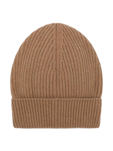 Dolce & Gabbana ribbed-knit turn-up beanie - Brown - zdjęcie produktu nr 2