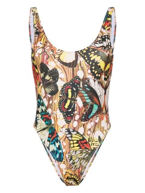 Jean Paul Gaultier Butterfly-print swimsuit - Neutrals - zdjęcie produktu nr 1
