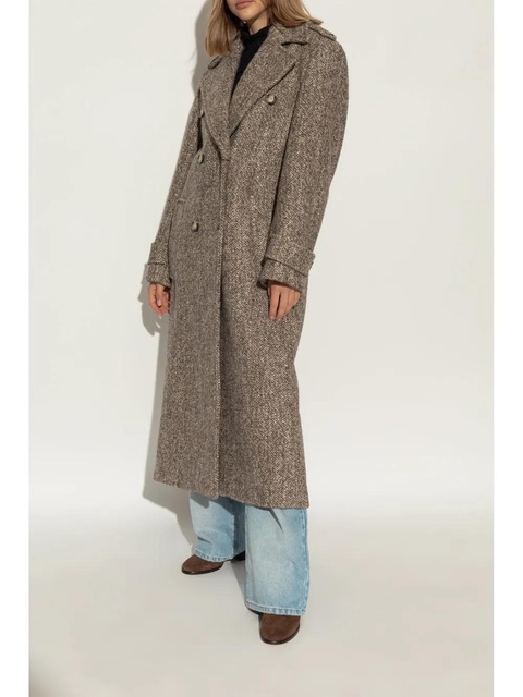 Tory Burch 90mm logo-plaque suede ankle boots - Brown - zdjęcie produktu nr 2