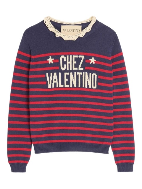 Valentino Garavani Chez sweater - Blue - zdjęcie produktu nr 1