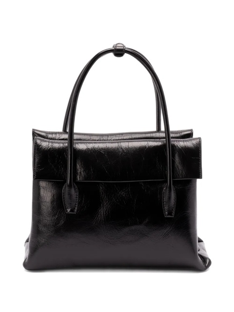 Miu Miu Solitaire leather shoulder bag - Black - zdjęcie produktu nr 2