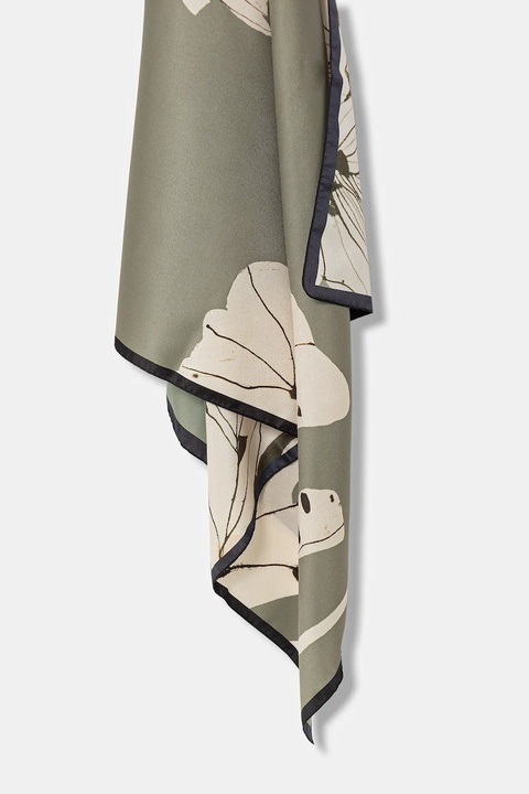 Sisley chusta damska kolor zielony wzorzysta 6TUUW51TF - zdjęcie produktu nr 2