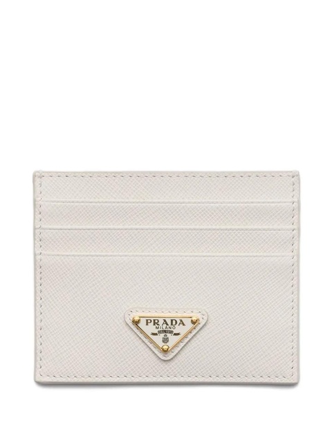 Prada Saffiano leather cardholder - White - zdjęcie produktu nr 1