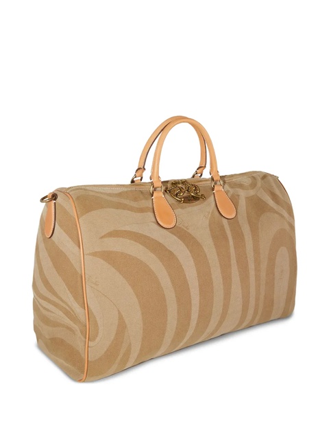 PUCCI Marmo-print holdall - Brown - zdjęcie produktu nr 2