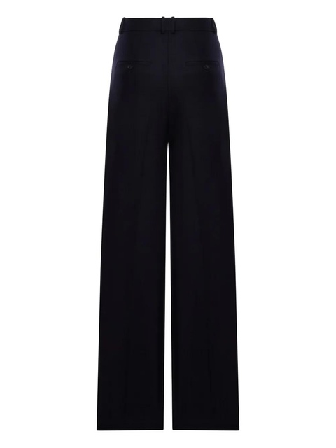Saint Laurent wide-leg tailored trousers - Blue - zdjęcie produktu nr 2
