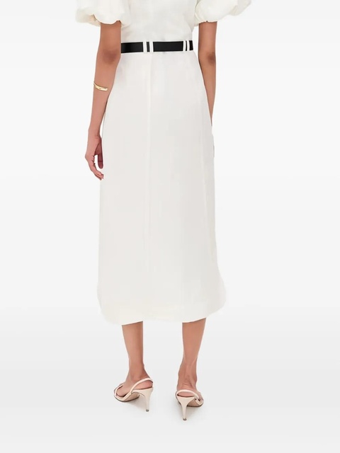 Aje puff-sleeve midi dress - Neutrals - zdjęcie produktu nr 2