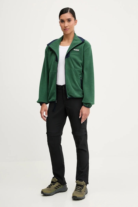 Columbia bluza sportowa Sequoia Grove kolor zielony wzorzysta 2085313 - zdjęcie produktu nr 2