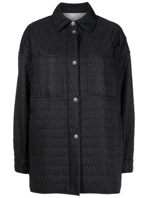 Valentino Garavani chevron-quilt jacket - Black - zdjęcie produktu nr 1