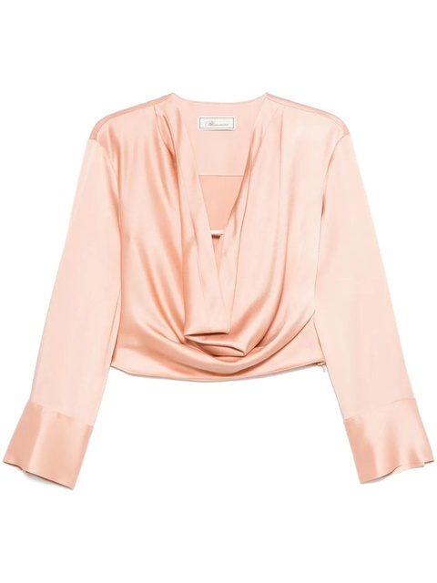 Blumarine cowl-neck blouse - Pink - zdjęcie produktu nr 1