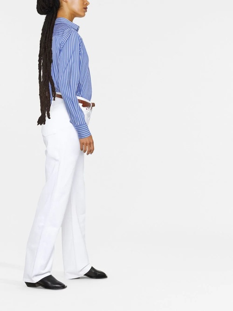 RE/DONE high-waisted flared-leg jeans - White - zdjęcie produktu nr 2