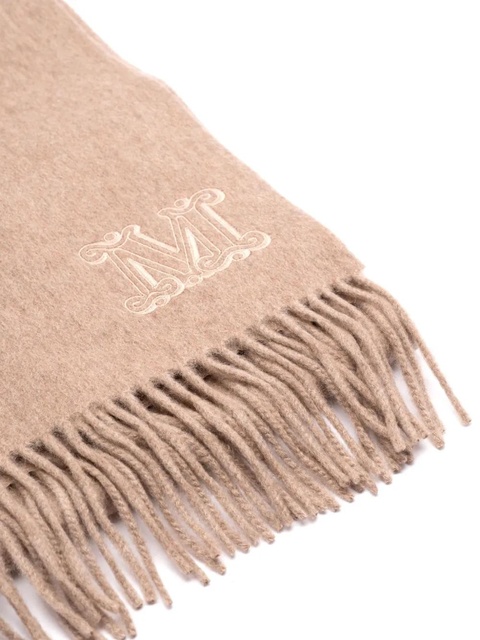 Max Mara fringed cashmere stole - Neutrals - zdjęcie produktu nr 2