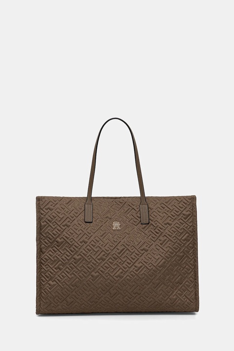 Tommy Hilfiger torebka kolor beżowy AW0AW18163 - zdjęcie produktu nr 1