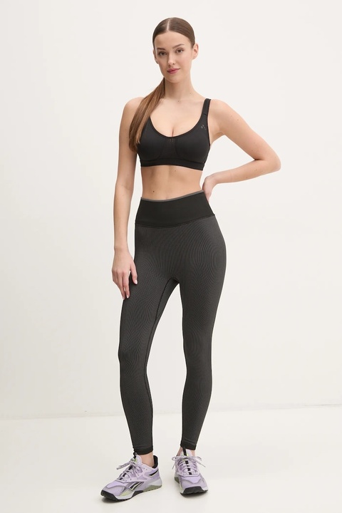 Calvin Klein Performance legginsy treningowe kolor czarny gładkie 00GWS4L643 - zdjęcie produktu nr 2