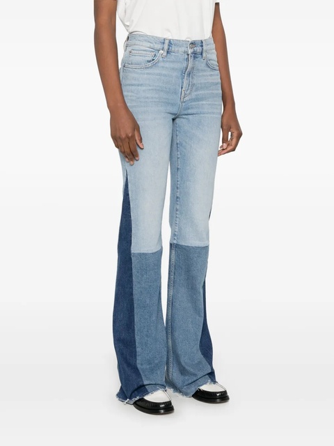 Maje panelled wide-leg jeans - Blue - zdjęcie produktu nr 2