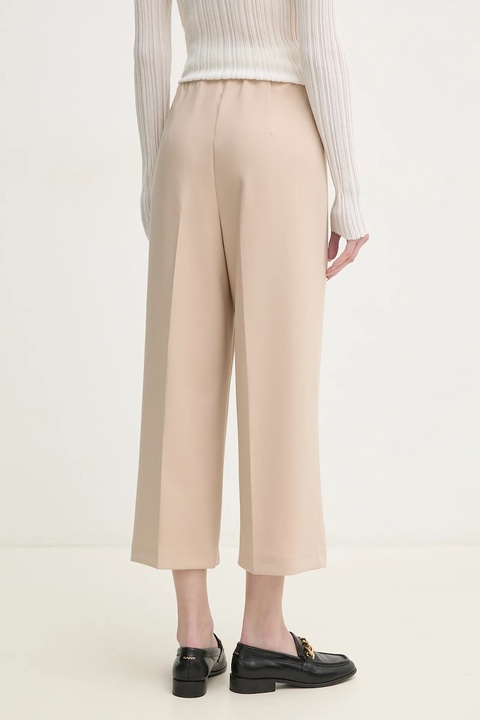 Joseph Ribkoff spodnie damskie kolor beżowy fason culottes high waist 251265 - zdjęcie produktu nr 1