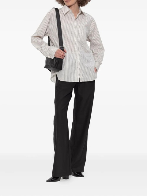 Zadig&Voltaire striped pin-cuff shirt - Neutrals - zdjęcie produktu nr 1