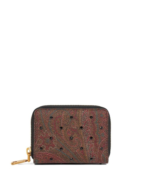 ETRO rhinestone paisley wallet - Brown - zdjęcie produktu nr 1