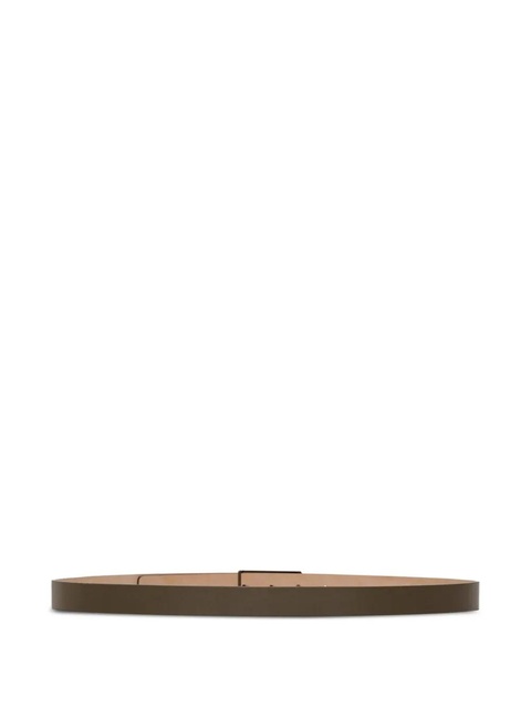 Victoria Beckham buckle-logo belt - Green - zdjęcie produktu nr 1