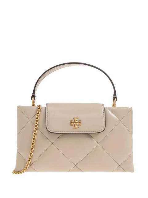 Tory Burch Double T motif quilted-desing tote bag - Neutrals - zdjęcie produktu nr 1