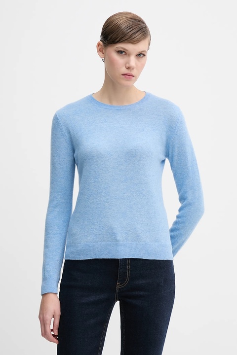 United Colors of Benetton sweter wełniany damski kolor niebieski lekki 1002D1K01 - zdjęcie produktu nr 2