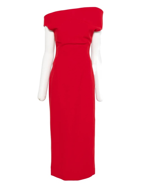 Magda Butrym off-shoulder midi dress - Red - zdjęcie produktu nr 1