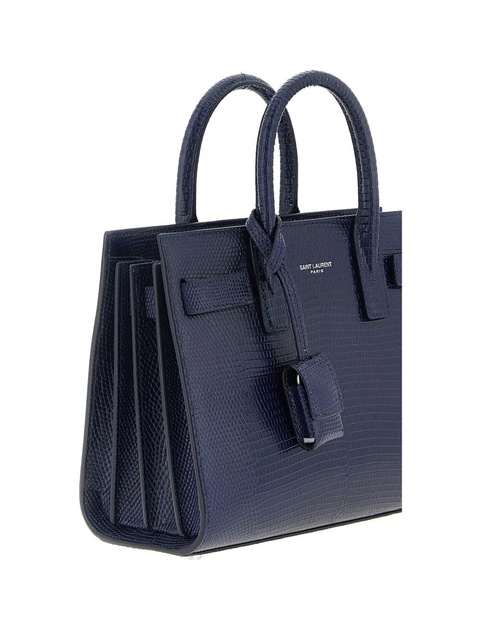 Saint Laurent Sac de Jour Nano leather tote bag - Blue - zdjęcie produktu nr 1