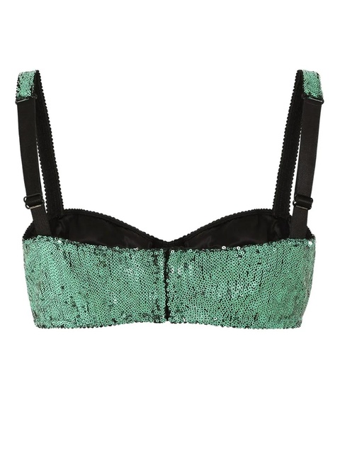 Dolce & Gabbana sequinned bra - Green - zdjęcie produktu nr 1