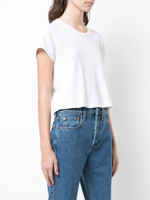 RE/DONE 1950s Boxy T-shirt - White - zdjęcie produktu nr 2