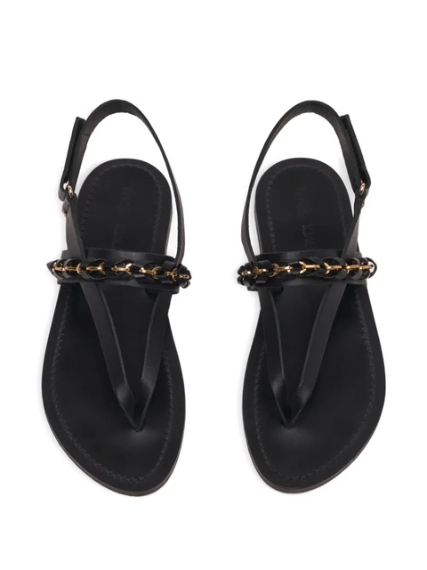 Maje chain-link detail sandals - Black - zdjęcie produktu nr 2