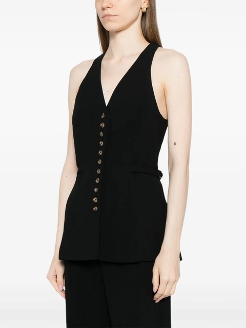 Reformation Rowe vest - Black - zdjęcie produktu nr 1