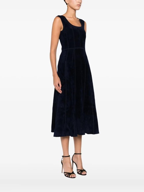Maje panelled midi dress - Blue - zdjęcie produktu nr 2